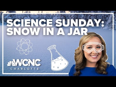 Science Sunday: Snow in a jar
