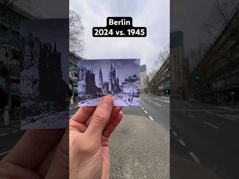 THEN & NOW – Berlin: Germany History old photo #berlin #germany #history #ww2 #timetravel
