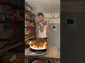 WHEN DOES OIL CATCH FIRE?🔥 #SHORTS #WOK #FIRE
