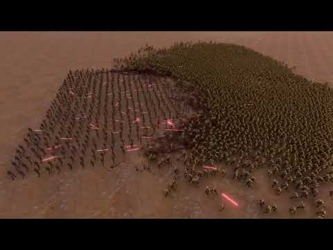 1000 Battle Droid vs 5000 Human Flood - Ultimate Epic Battle Simulator