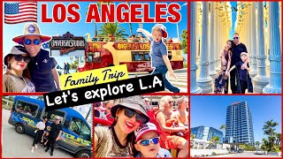 LOS ANGELES CALIFORNIA (Family Trip) 🇺🇸  👨‍👩‍👦 let