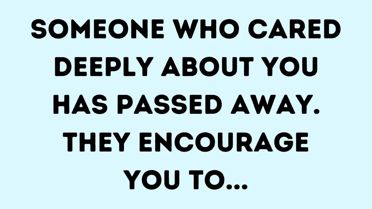 🛑💌 God Message Today | Someone who cared deeply about you has passed... | God Message | God Says