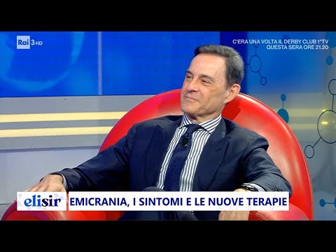 Emicrania, sintomi e nuove terapie: il prof. Barbanti dell'IRCCS San Raffaele a "Elisir" - Rai3