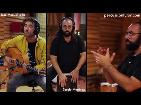 Soleá por Bulerías  - Palmas - Cajon - Percussive Guitar with Sergio Martínez and José Manuel León