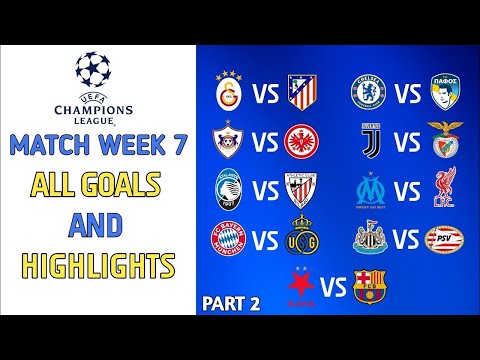 All Champions League Goals | Matchweek 7 (Wednesday - Part 2) | Highlights 2025/26