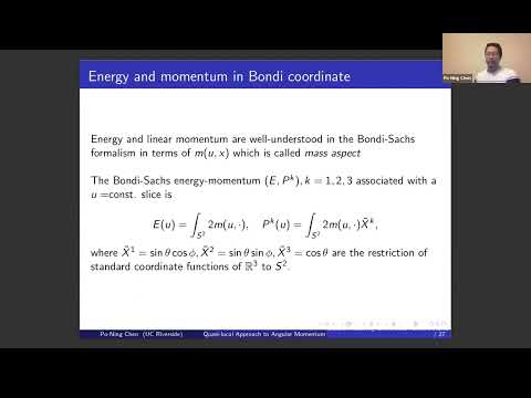 PoNing Chen | Angular momentum in general relativity