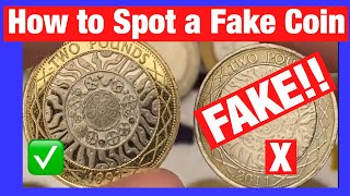 How to Spot a fake £2 Coin | Do you have  a fake coin?