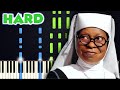 Oh Happy Day Sister Act 2 HARD PIANO TUTORIAL By Betacustic