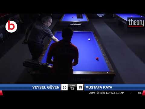 VEYSEL GÜVEN & MUSTAFA KAYA Bilardo Maçı - 2019 YÜKSELME LİGİ-1.TUR