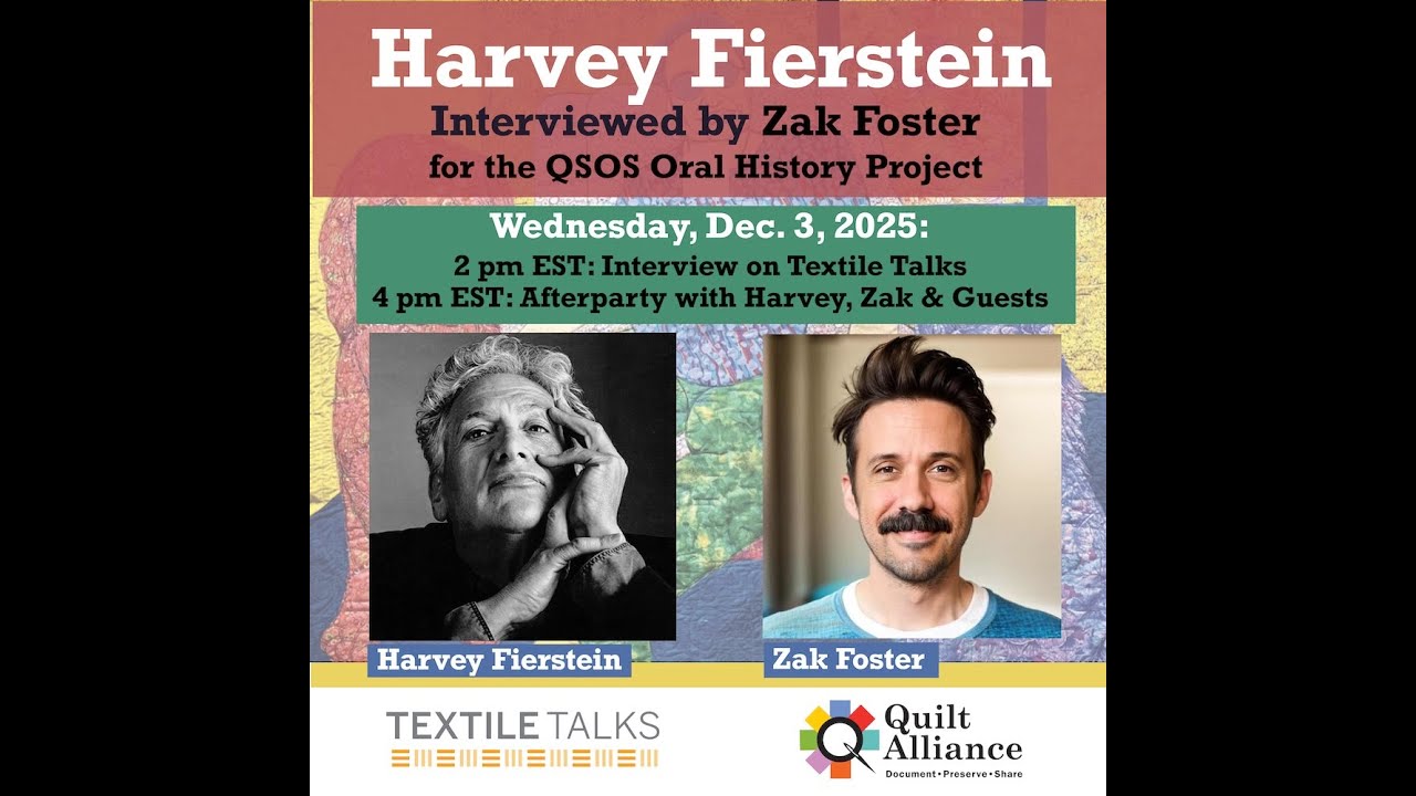 Textile Talks: QSOS Interview with Harvey Fierstein and Zak Foster