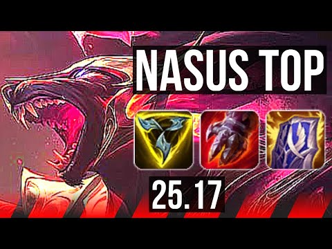 NASUS vs TRYNDAMERE (TOP) | Dominating | KR Master | 25.17