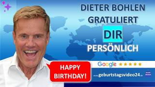 Dieter Bohlen – Beispielvideo zum Geburtstag