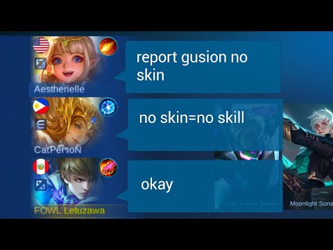 GUSION NO SKIN = SPEED HACK! | GUSION HOLY BLADE GAMEPLAY | BEST GUSION GAMEPLAY 2022 - MLBB