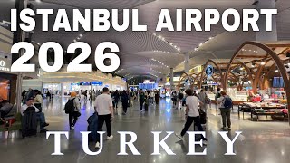 Istanbul, International Airport - Walking Tour, Turkey 2026