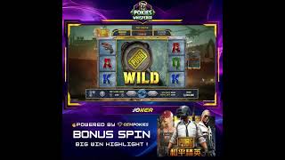 🎮 Joker123 PUBG Slot — $2,825 Big Win! 💥 Real-Game Vibes & Explosive Bonus Spins!