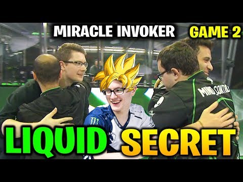 LIQUID vs SECRET TI8 - MIRACLE INVOKER - THE INTERNATIONAL 2018 GAME 2