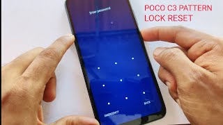POCO C3 Pattern Unlock and FRP Bypass | POCO C3 Hard Reset