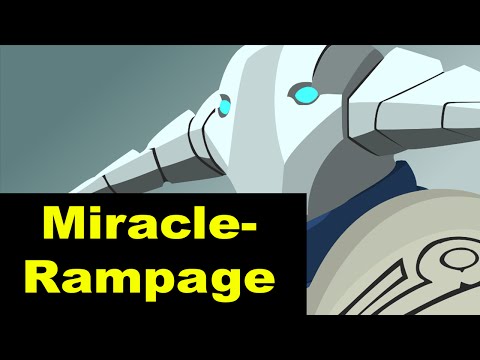 Dota 2 Miracle- sven rampage + fountain dive