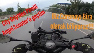 Yamaha Xmax 300 | 24000 Km.sonra Michelin City Grip'ten Pirelli Angel Scooter ge