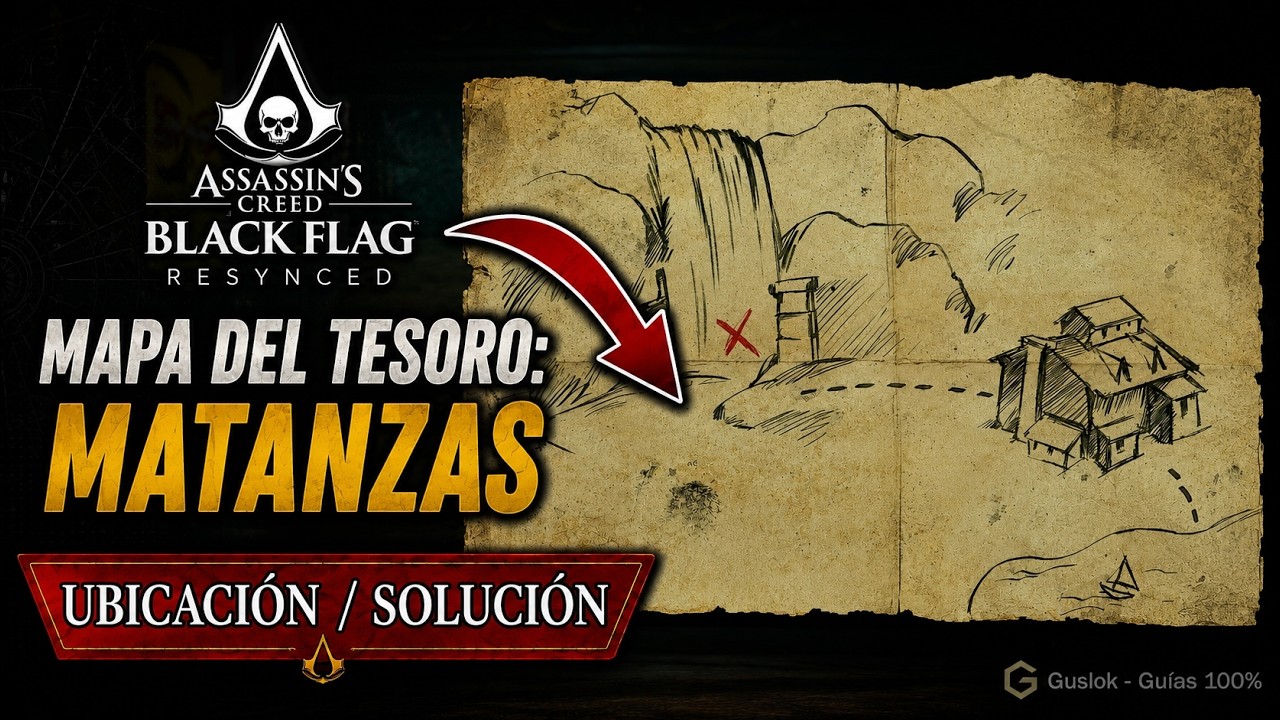 Mapa Del Tesoro De Matanzas + Solución | Assassin’s Creed Black Flag Resynced Mapa Del Tesoro De Matanzas + Solución | Assassin’s Creed Black Flag Resynced