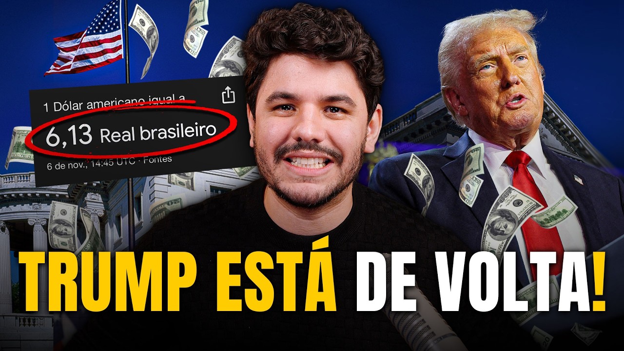 Trump presidente e AGORA o que MUDA NO BRASIL?