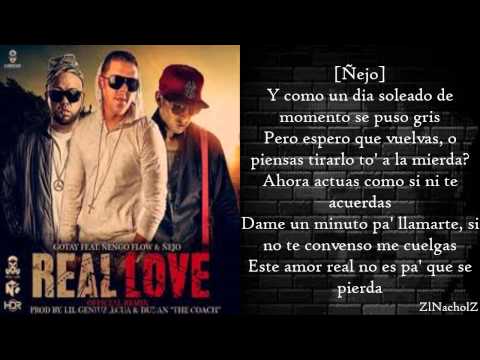 Gotay El Autentiko Ft Ñengo Flow y Ñejo - Real Love (Remix)(Letra) (Video Music) 2014