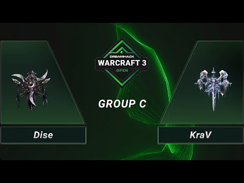 WC3 - Dise vs. KraV - Group C - DreamHack WarCraft 3 Open: Winter 2021 - EU