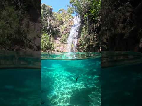 Cachoeira Santa Bárbara em Cavalcante/GO. #travel #chapadadosveadeiros #nature