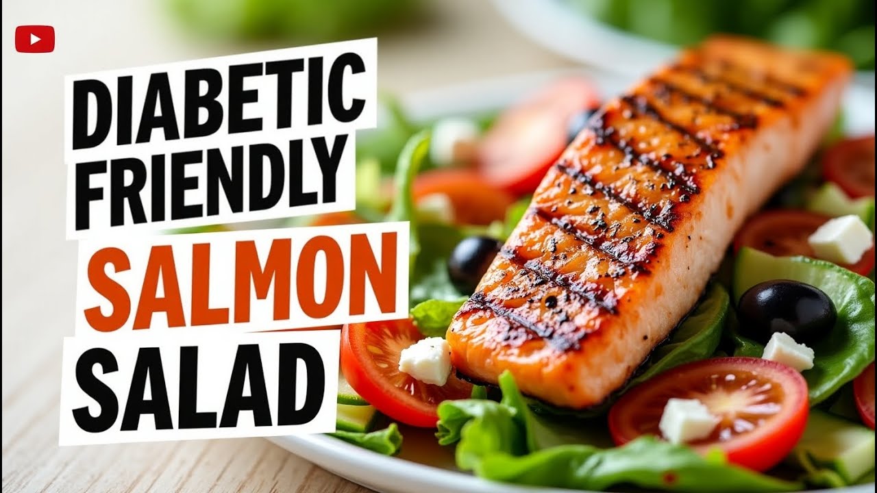 The BEST Diabetic-Friendly Salmon Salad You NEED to Try NOW! 🥗🔥