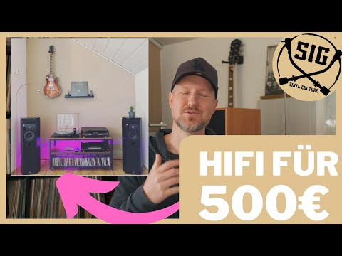 HiFi muss nicht teuer sein!? Setup für 500€ / Erste HiFi Anlage / Stereo Setup mit Plattenspieler