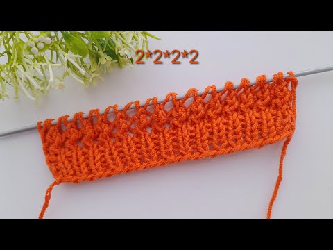 🔥 Only One Row to Remember — The Easiest Knitting Pattern Ever