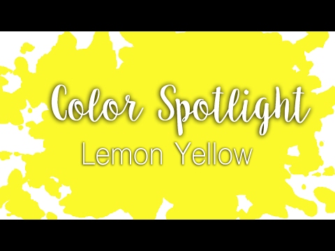 Color Spotlight: Lemon Yellow / Hansa Yellow Light / Watercolor Color Profile