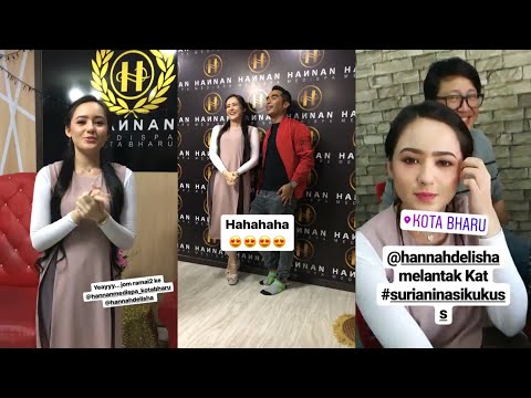 Comel lote bila Hannah Delisha cuba kecek kelate