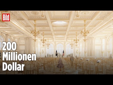 So goldig wird Trumps neuer „Tanztempel“ im weißen Haus