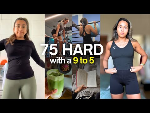 I did Tiktoks HARDEST fitness challenge (75 hard) WITH a 9 to 5, here's how to copy me
