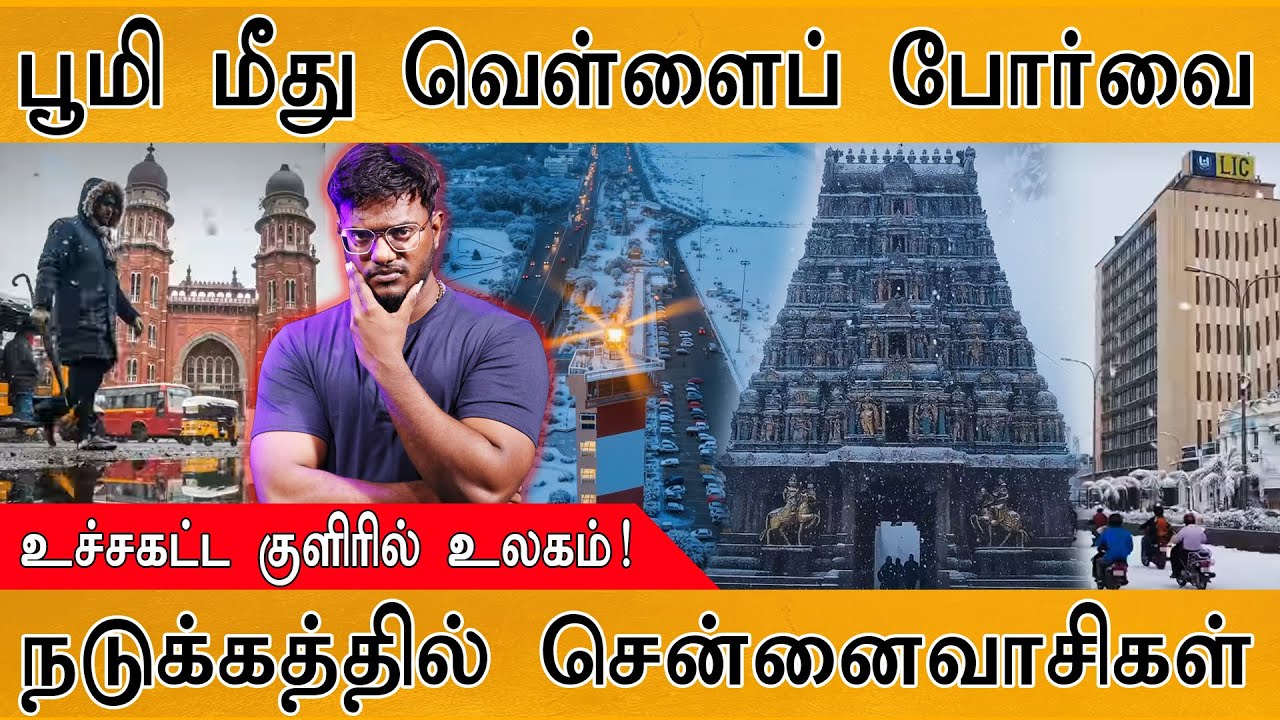 பூமி மீது வெள்ளைப் போர்வை | உச்சகட்ட குளிரில் உலகம்! |