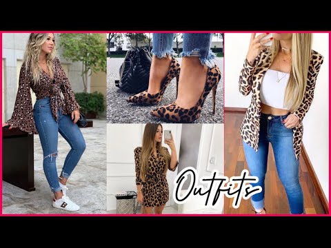 MODA FASHION 2022 🤎 ROPA DE MODA OUTFITS EN TENDENCIA CON PRENDAS ANIMAL PRINT 🔥