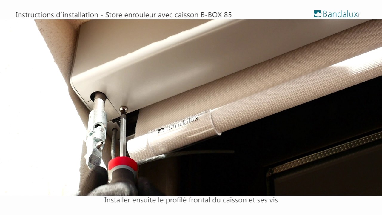 Bandalux | Vidéo installation - Store enrouleur avec caisson B-BOX
