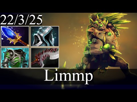 GS.LIMMP - Bristleback | Midlane Gameplay Dota 2 Patch 7.31c