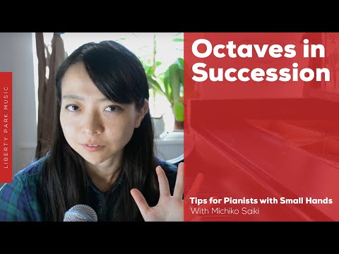 Octaves in Succession | Tips for Pianists with Small Hands | Video Lesson