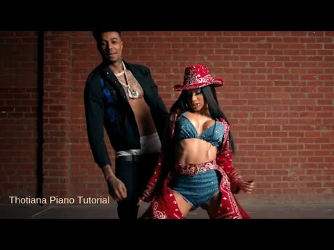 Blueface - Thotiana Remix ft. Cardi B (Piano Tutorial)