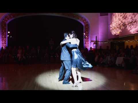  Dominic Bridge  and  Rebekah Mitchell  are  dancing  at  Portland tango festival  in  2016