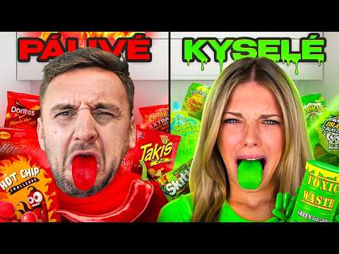 PÁLIVÉ VS KYSELÉ SLADKOSTI! | Tary x Superdvojka