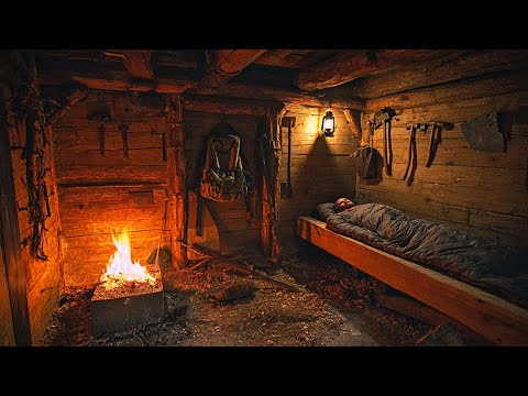 How To Build A Cozy Survival Shelter Using Only Stone And Forest Wood
