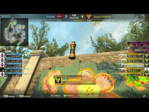 CS:GO - Tricked vs Space Soldiers (de_overpass) - EU Razer Rising Stars League