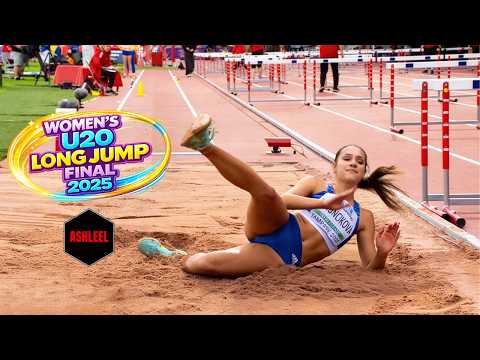 Women's European U20 Long Jump Final 2025 #athletics #femaleathletes #trackandfield