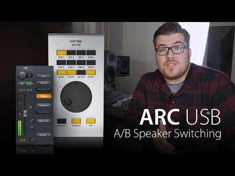 RME Audio ARC USB - A/B Speaker Setup in TotalMix FX