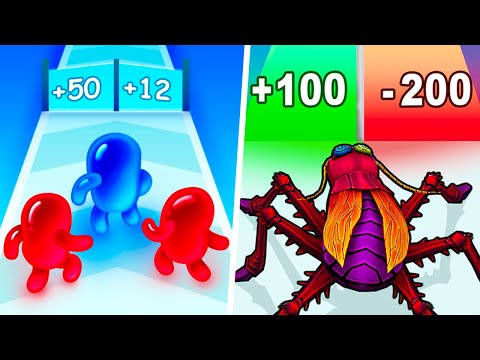 Join Blob Clash 3D vs Insect Evolution - 1⭐ Freeplay Gameplay Walkthrough Mobile Game