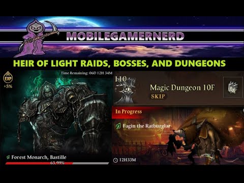 Heir Of Light 2025 Working on Raids, Guild Raid, and Awakening Dungeon