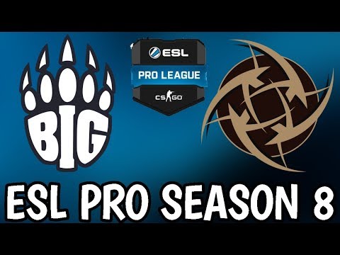 NIP vs BIG ESL Pro League Season 8 Highlights CSGO - Train